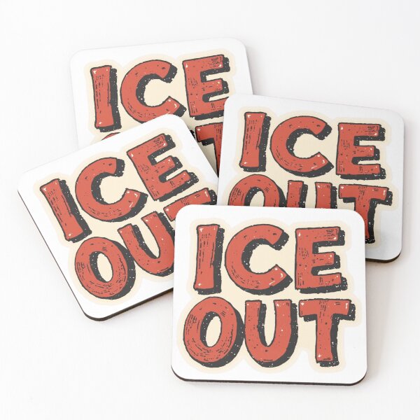 Item preview, ICE OUT Protest Sticker – Bold Anti ICE Typography, Vintage Activist Political Sticker designed and sold by bevastore.