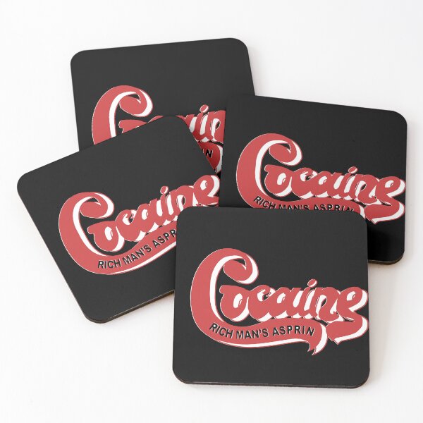 Item preview, COCAINE: RICH MAN'S ASPRIN - red colouring designed and sold by WhiteShirtGuy.