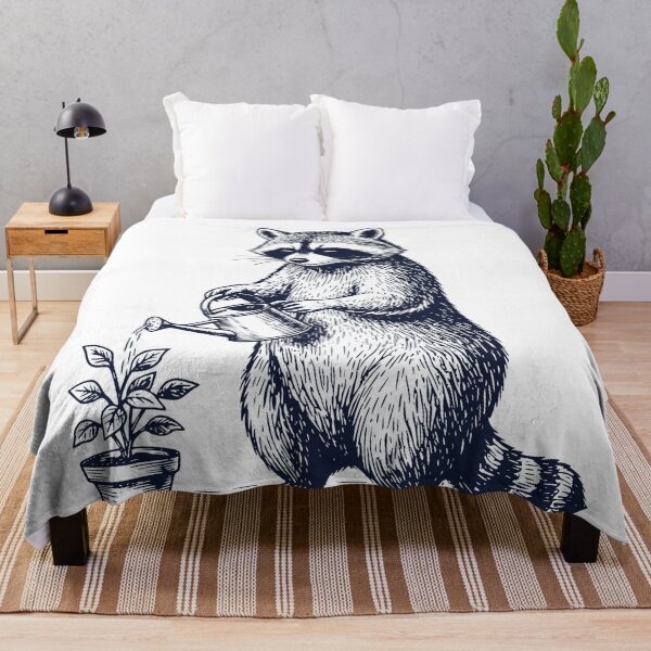 Item preview, Tending What’s Mine Raccoon Gardening Shirt designed and sold by TeeVerse27.