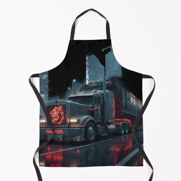 Item preview, Cyberpunk Rail Rider - High-Speed Sci-Fi Cargo Train Truck designed and sold by BounoWorld.