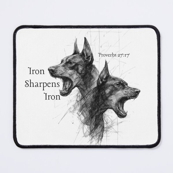 Item preview, Iron Sharpens Iron Wolf Illustration designed and sold by Inner War.