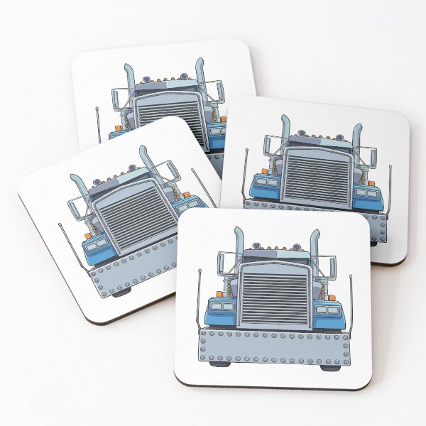 Item preview, Blue cartoon truck designed and sold by ReganDesigns.