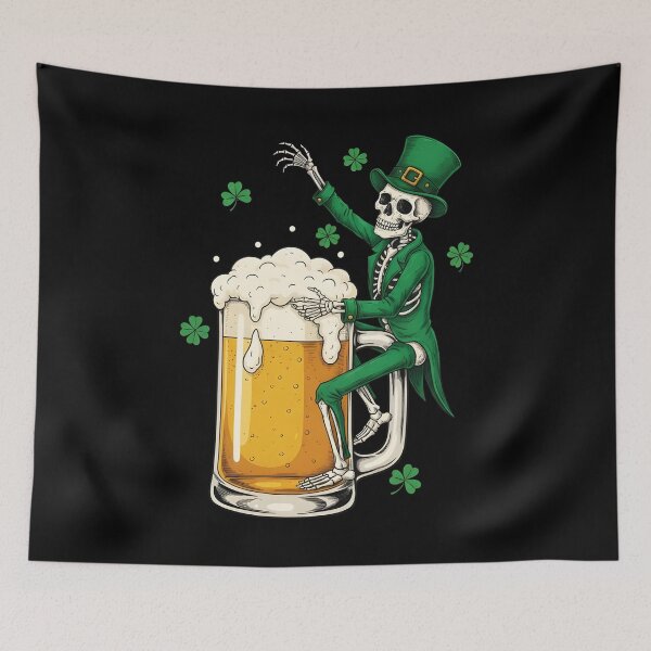 Item preview, St Patricks Beer Skeleton designed and sold by KroghDs.