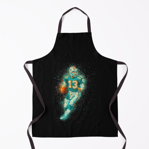 Item preview, Dan Marino #13 Miami Dolphins Art – Aqua & Orange Splatter Design designed and sold by TheArtOfCar.