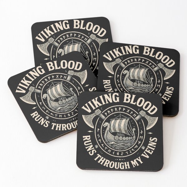 Item preview, Viking Blood Runs Through My Veins Norse designed and sold by ZBIFBOUETLA.