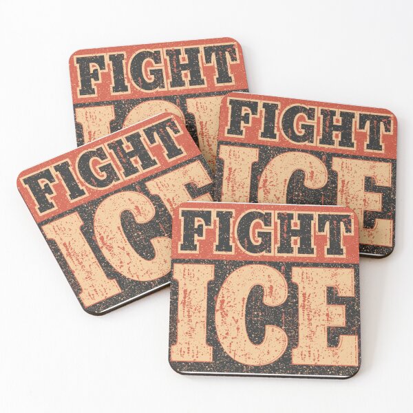 Item preview, Fight ICE Protest Sticker – Vintage Activist Typography, Bold Anti ICE Political Sticker designed and sold by bevastore.