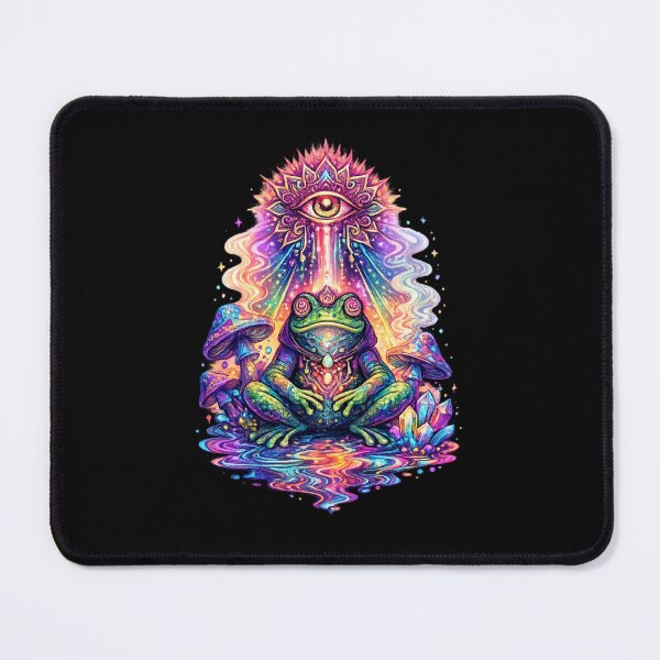 Item preview, Psychedelic frog and mystical eye designed and sold by FroggyOnly.