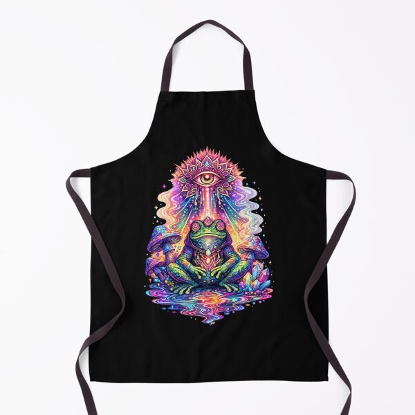 Item preview, Psychedelic frog and mystical eye designed and sold by FroggyOnly.