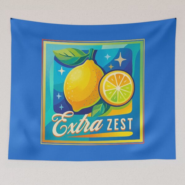 Item preview, Extra Zest Lemon Retro Citrus Design designed and sold by AntiqueImages.