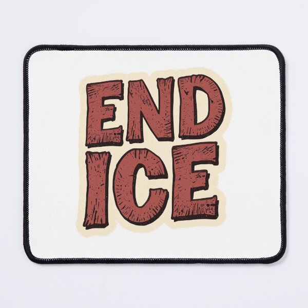 Item preview, END ICE Protest Sticker – Vintage Activist Typography, Bold Anti ICE Political Sticker designed and sold by bevastore.