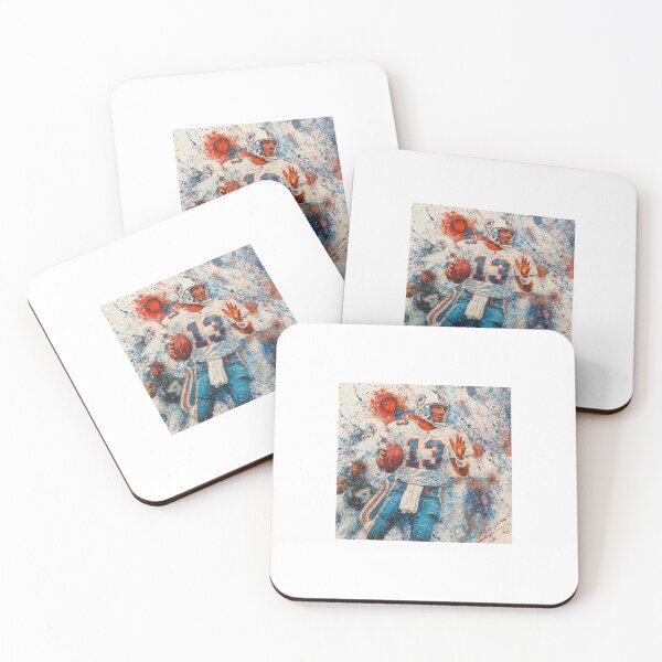 Item preview, Dan Marino #13 Miami Dolphins Art – Abstract Paint Splatter Design designed and sold by TheArtOfCar.