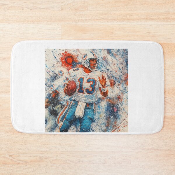 Item preview, Dan Marino #13 Miami Dolphins Art – Abstract Paint Splatter Design designed and sold by TheArtOfCar.