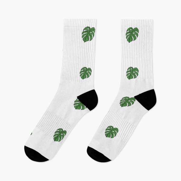 Item preview, pixel monstera leaf designed and sold by LivsPlantHouse.