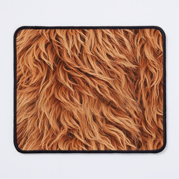 Item preview, Highland Cow Fur Texture | Scottish Coo Shaggy Ginger Hair Pattern designed and sold by Loom on the Loch.