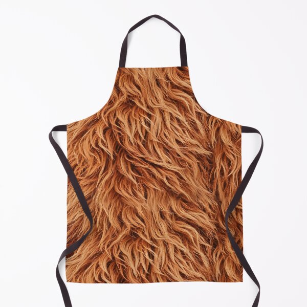 Item preview, Highland Cow Fur Texture | Scottish Coo Shaggy Ginger Hair Pattern designed and sold by Loom on the Loch.