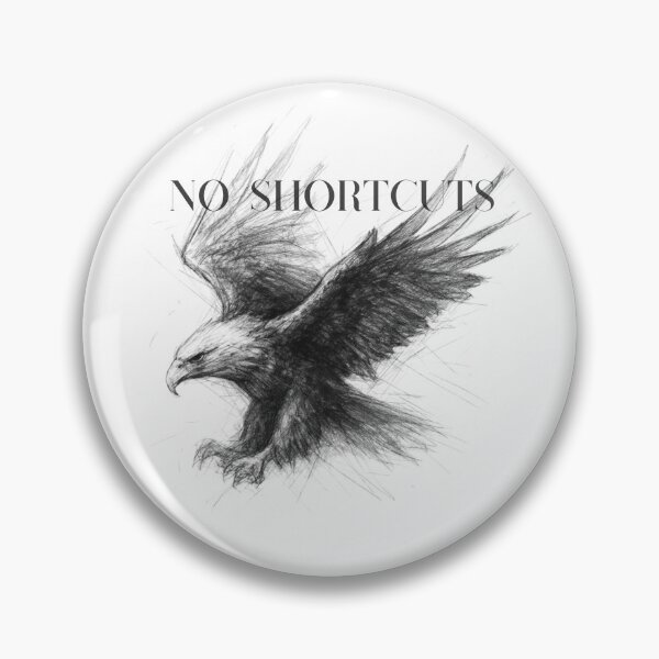 Item preview, No Shortcuts Eagle Sketch Illustration designed and sold by Inner War.