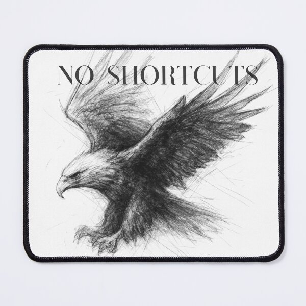 Item preview, No Shortcuts Eagle Sketch Illustration designed and sold by Inner War.