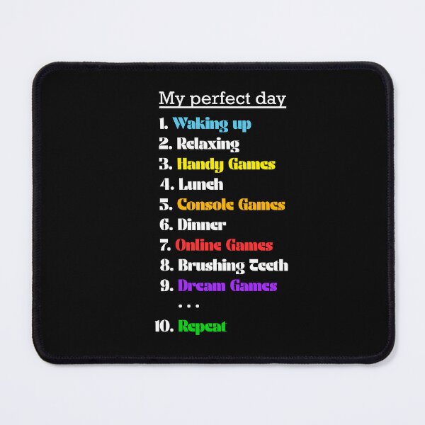 Item preview, Gaming My Perfect Day Video Games Funny Gamer Gift designed and sold by Like it Different.