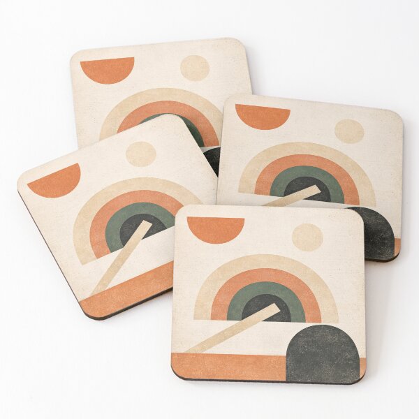 Item preview, Geometric Composition in Earth Tones designed and sold by JuViRo.