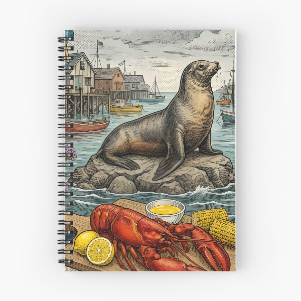 Item preview, Vintage Maritime Halifax Lobster Postcard designed and sold by CoffeeinBloom.