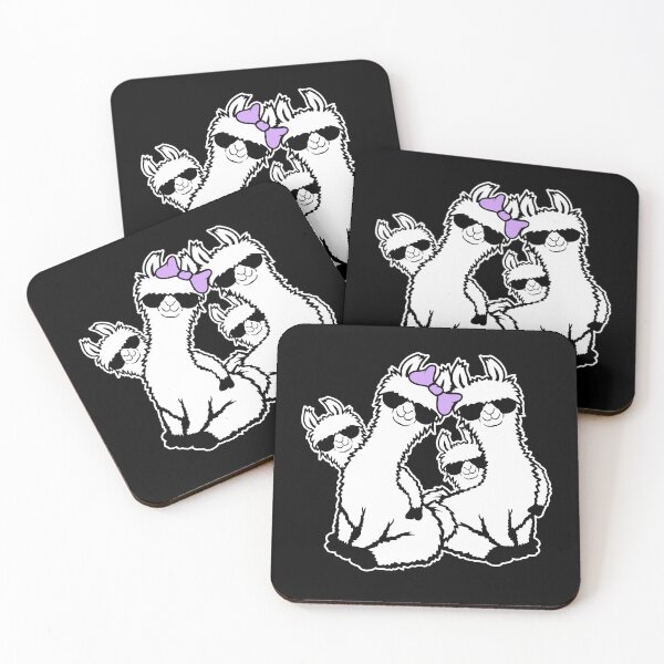 Item preview, 4 Llama Family Sunglasses Children Mom Dad Hug designed and sold by shirt-o-mat.