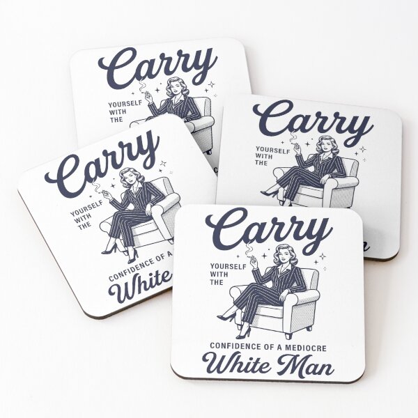 Item preview, Retro Carry Yourself With The Confidence Of A Mediocre White Man designed and sold by ZBIFBOUETLA.