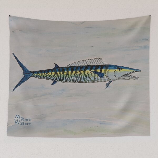 Item preview, Wahoo fish study   designed and sold by Matt Starr Fine Art .