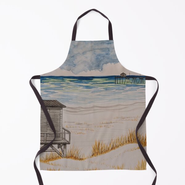 Item preview, Lifeguard station at the pier  designed and sold by Matt Starr Fine Art .