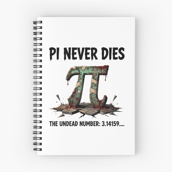 Item preview, Pi Never Dies | Funny Zombie Math Horror Pi Day designed and sold by MotivAura.