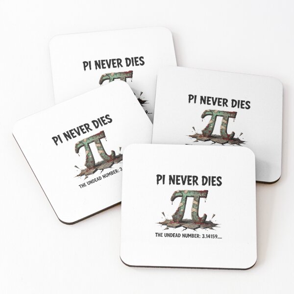 Item preview, Pi Never Dies | Funny Zombie Math Horror Pi Day designed and sold by MotivAura.