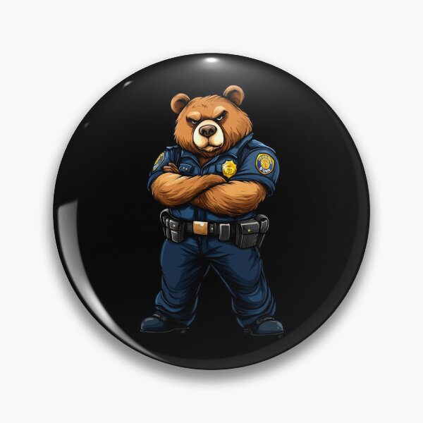 Item preview, Bear Police - Brown Bear designed and sold by Soulskier.