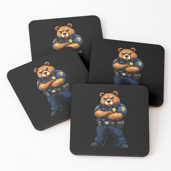 Item preview, Bear Police - Brown Bear designed and sold by Soulskier.