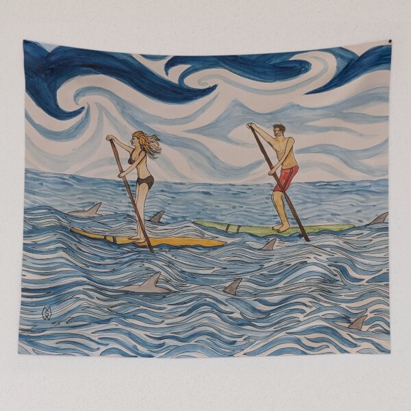 Item preview, Aventuras en paddleboard designed and sold by Matt Starr Fine Art .