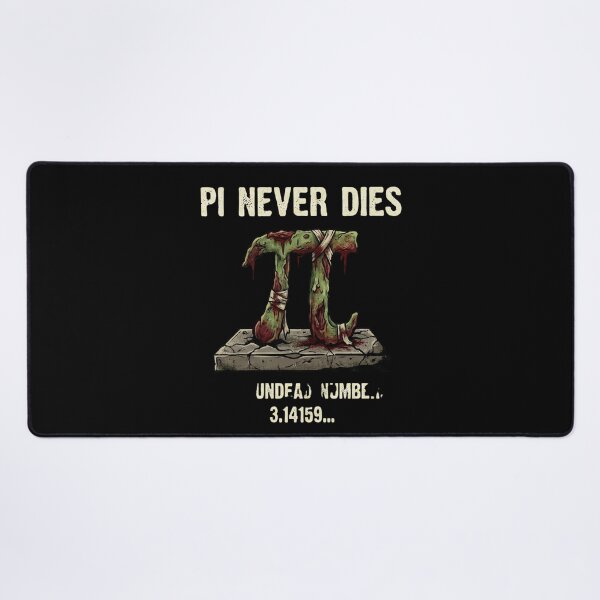 Item preview, Pi Never Dies | Funny Zombie Math Horror Pi Day designed and sold by MotivAura.