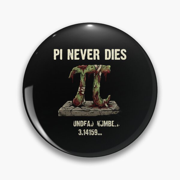 Item preview, Pi Never Dies | Funny Zombie Math Horror Pi Day designed and sold by MotivAura.