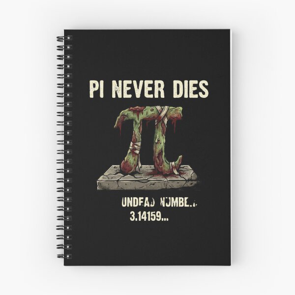 Item preview, Pi Never Dies | Funny Zombie Math Horror Pi Day designed and sold by MotivAura.