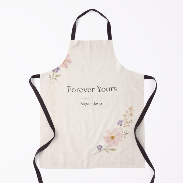 Item preview, Signed Forever Yours Jesus – Christian Devotional Faith Design designed and sold by astersgraphics.