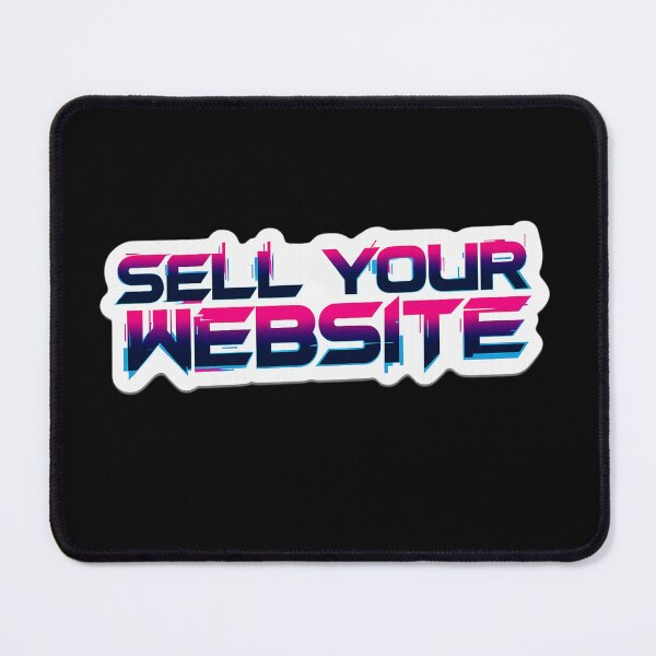 Item preview, Sell Your Website – Retro Tech Glitch Typography Design designed and sold by ArtVoyageShop.