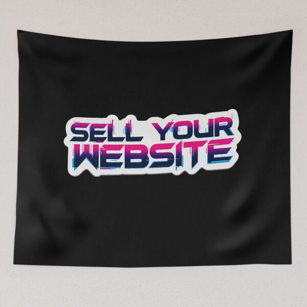 Artikelvorschau, Website verkaufen – Retro-Tech-Glitch-Typografie-Design entworfen und verkauft von ArtVoyageShop.