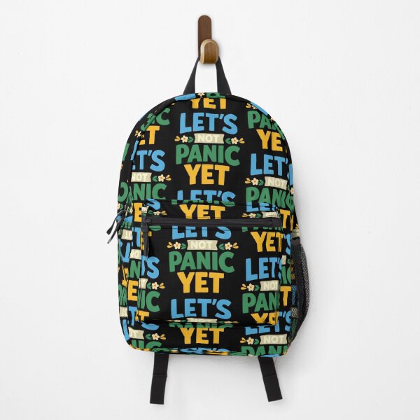 Item preview, Lets Not Panic Yet Calm Motivation Design designed and sold by TeeTimeTreasure.