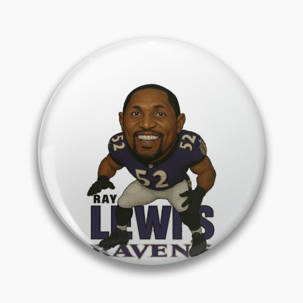 Item preview, Ray Lewis #52 Baltimore Ravens Caricature Art – Iconic Linebacker Illustration designed and sold by TheArtOfCar.