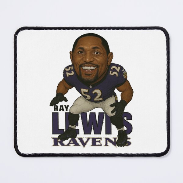 Item preview, Ray Lewis #52 Baltimore Ravens Caricature Art – Iconic Linebacker Illustration designed and sold by TheArtOfCar.