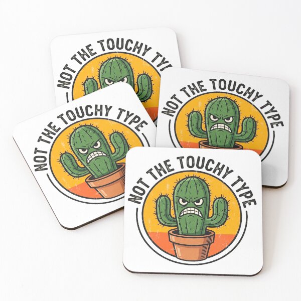 Item preview, Grumpy Desert Plant – Retro Badge designed and sold by Pollock.