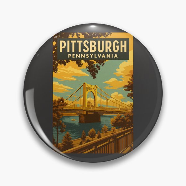 Item preview, Pittsburgh Pennsylvania  designed and sold by Broken Antler Designs .