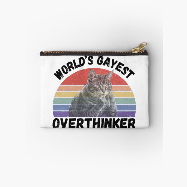 Item preview, World’s Gayest Overthinker designed and sold by Rainbow-Nation.