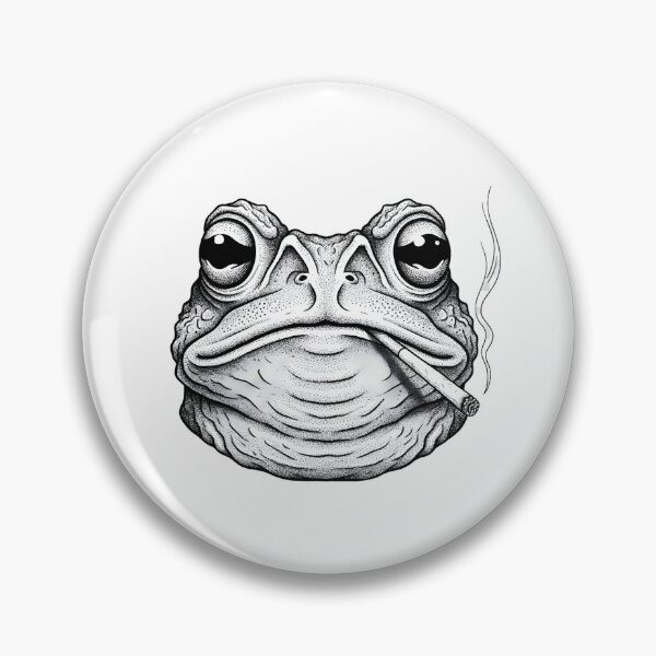 Artikelvorschau, Rauchender Frosch im Vintage-Stil der 90er Jahre, lustiges Retro-Motiv mit rauchendem Frosch, Geschenk für Froschliebhaber, Frosch-Meme-Geschenk für Erwachsene entworfen und verkauft von DesignDenDo ⭐⭐⭐⭐⭐.
