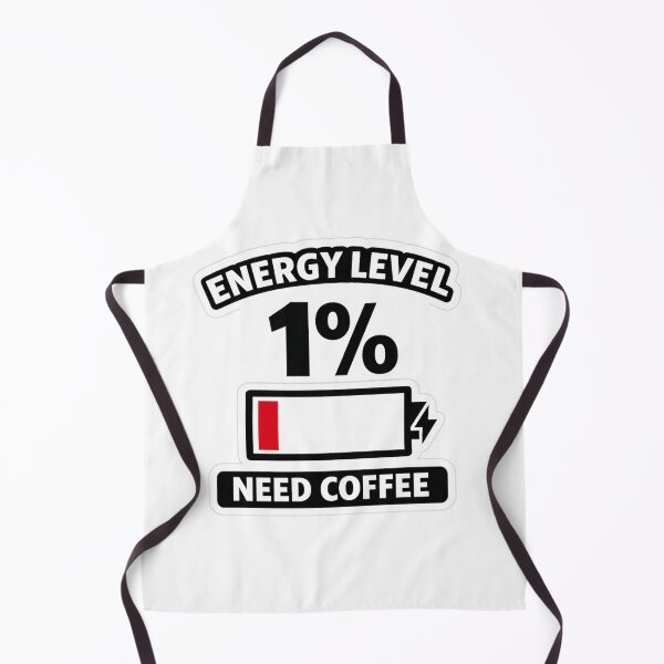 Item preview, Energy Level 1% Sticker – Need Coffee Funny Battery Quote for Tired People designed and sold by QuirkyCartel.