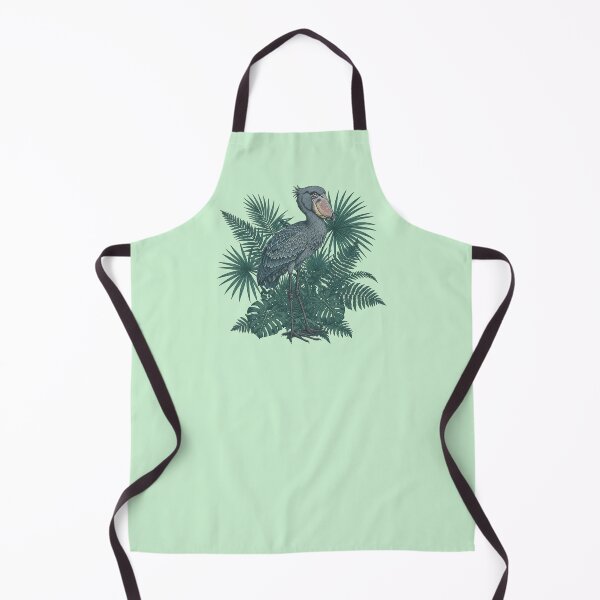 Item preview, Tropical Shoebill Stork Botanical Wildlife Illustration designed and sold by BirdsnStuff.