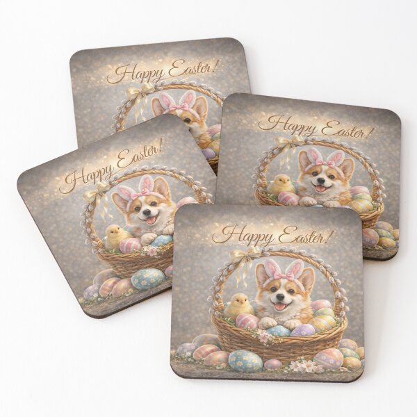 Item preview, Cute Corgi Easter Bunny designed and sold by GivingJoy.