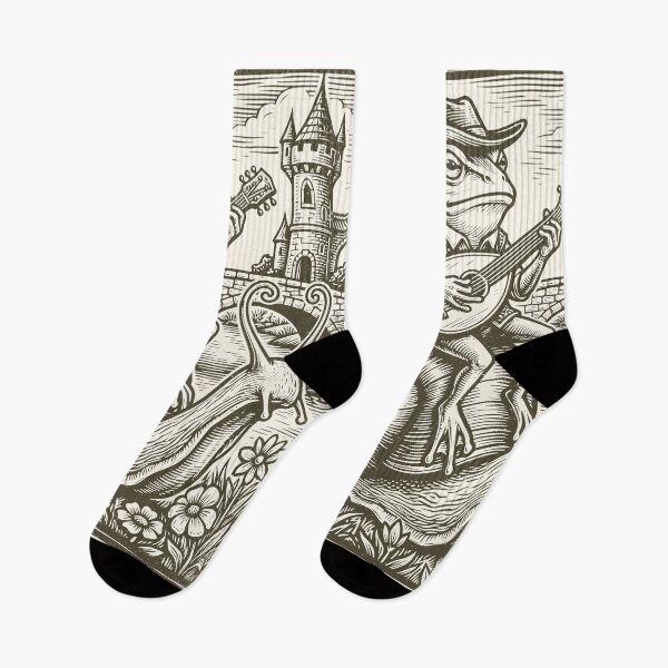 Item preview, Musician Frog Snail Rider Medieval Weirdcore  designed and sold by Y-Vibes.